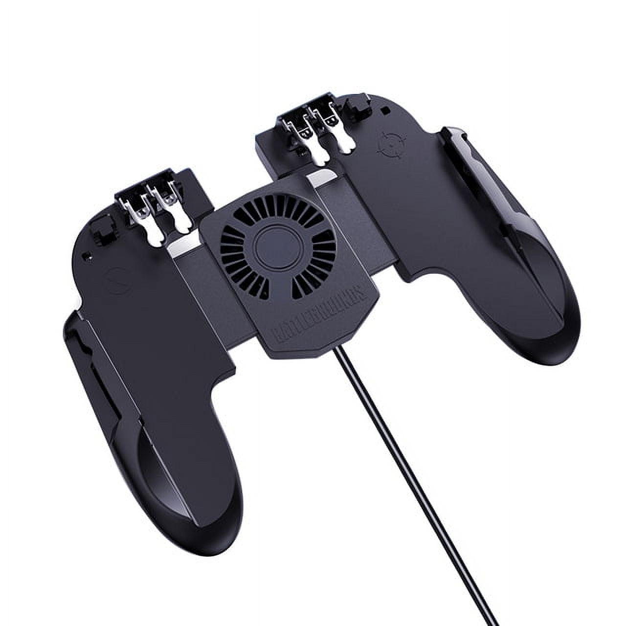 Mobile Controller Gamepad with Cooler Cooling Fan for iOS Android for  Samsung Galaxy L2 R2 Operation Joystick Cooler Controller Trigger Game Fire  Button Handle 