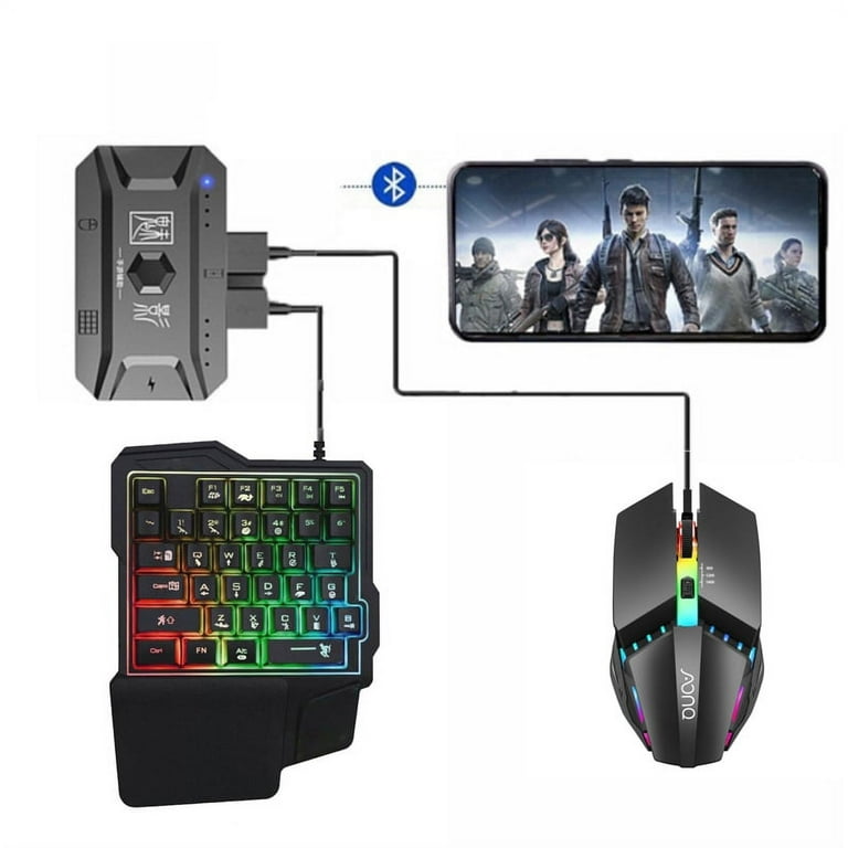 Wireless Bluetooth Foot Pedal Switch USB Type-C Controller User-defined  Keyboard Mouse Keys for PC
