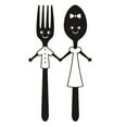 thumbnail image 1 of Mobile Creative Wall Affixed with Decorative Wall Window Decoration, DX006 Creative Kitchen Decor Cute Utensils Removable Wall Sticker, for Dining Room, 1 of 5