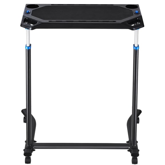 Mobile Cycling Desk: Foldable Bike Trainer Desk with Lockable Wheel and Adjustable Height for Home Office Workouts