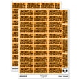 thumbnail image 1 of Mobile Deposit Bank Check Sticker Set - Orange - Gloss Finish - 1.5" Small, 1 of 7