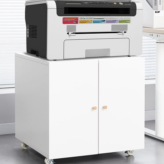 Mobile Design - Accommodate Printer - Office and Desk Use - High - Suction Magnetic Door