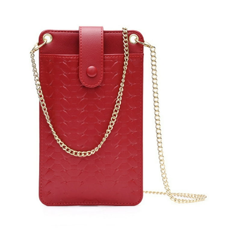 Designer red wallet online