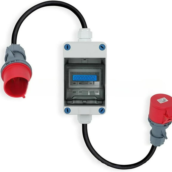 Mobile Digital Electricity Meter for Camping and Electric Vehicle Charging