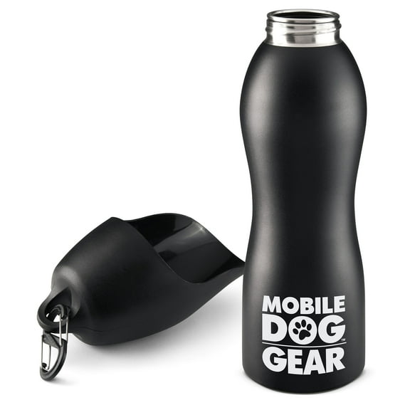 Mobile Dog Gear 25 Oz Water Bottle, Black