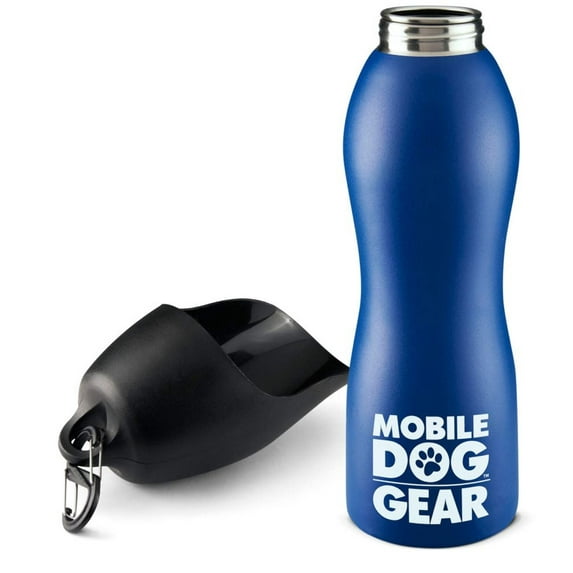 Mobile Dog Gear, Stainless Steel Dog Water Bottle for Medium to Large Dogs, 25 Ounces