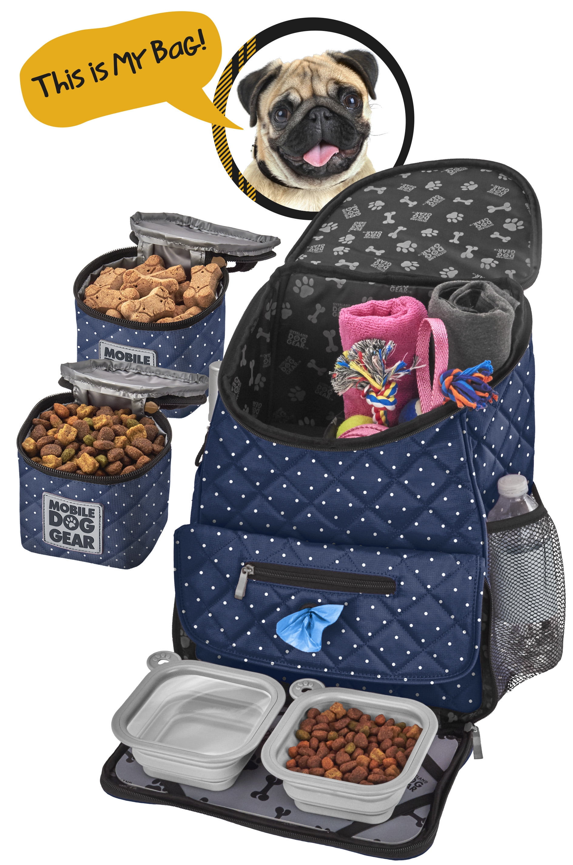 Overland dog weekender backpack clearance