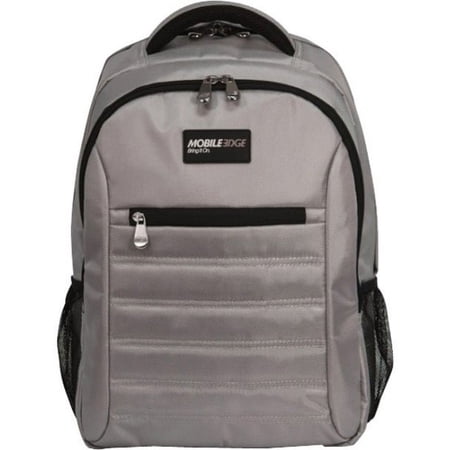 Mobile Edge SmartPack 16 Inch Laptop Backpack with Separate Padded Tablet Pocket Lightweight Design, Silver