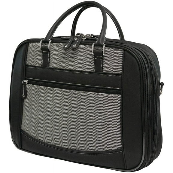 Mobile Edge MESFEBHL 16" Herringbone Large Checkpoint-Friendly Laptop Bag