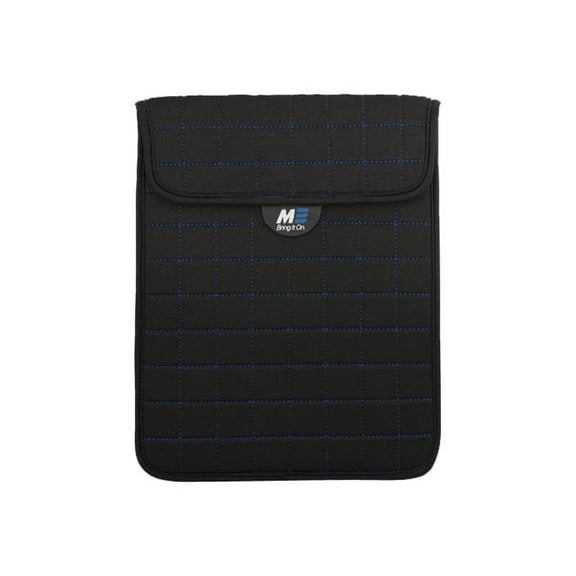 Mobile Edge NeoGrid iPad Mini or any 7" Tablet Sleeve - Protective sleeve for tablet - neoprene - black with blue stitching - 7"
