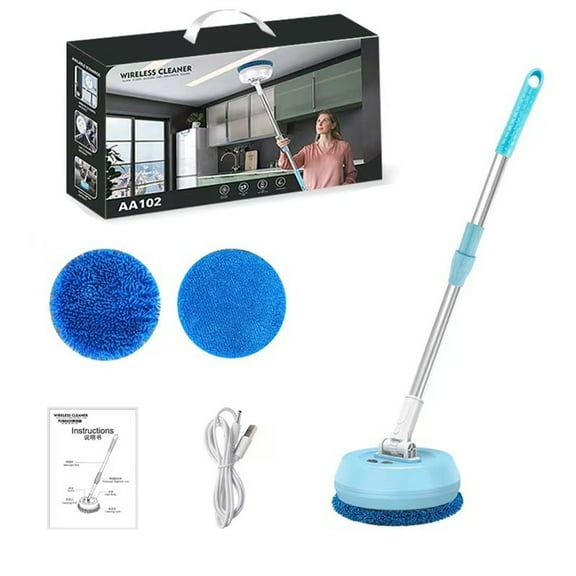 Mobile Electric Window Cleaning Robot With Modifiable Length For Tall Reach Glass Exteriors In Homes