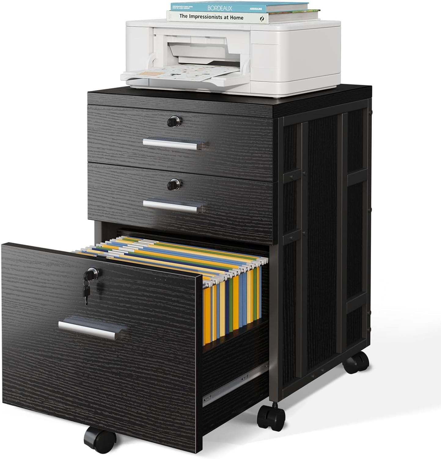 Mobile File Fully Assembled Filing For Home Office