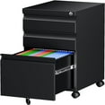 Mobile File Metal Lateral Rolling Printer Stand Filing