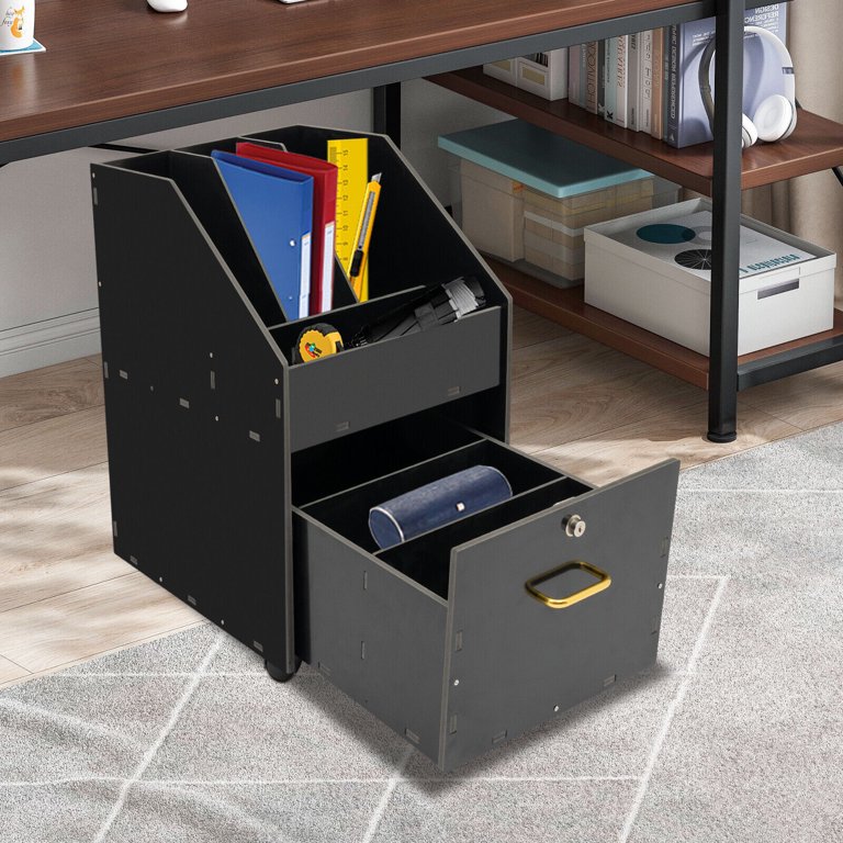 Desk File Lock Locking File Cabinets Made Wood