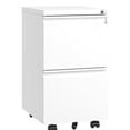 thumbnail image 1 of Mobile Filing Cabinet, 2 Drawers | Office Use with Locking Function | Compact Metal Design | Prevents Document Mix - up, 1 of 6