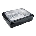 thumbnail image 1 of Plastic Aluminum Foil Tray (with Lid) - Flip-Top Tray - Portable Casserole Dish, Stackable Plastic Aluminum Foil Tray Holder for Home & Travel, 1 of 7