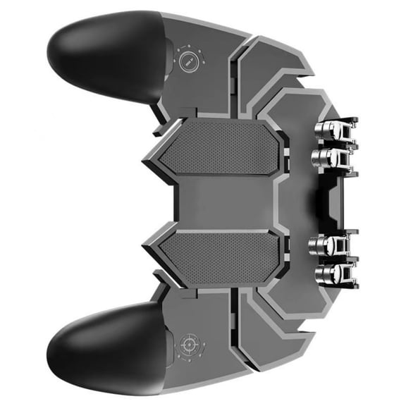 Mobile Game Controller Gaming Key Phone Controller Ergonomic Mobile Gamepad Six Finger Operate Easy Carry for Game