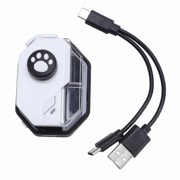 Mobile Game Joystick Mobile Game Joystick Wireless Bluetooth Mobile Game Controller 150mAh Battery for Android,1 * game controller 1 * data cable,White&Black