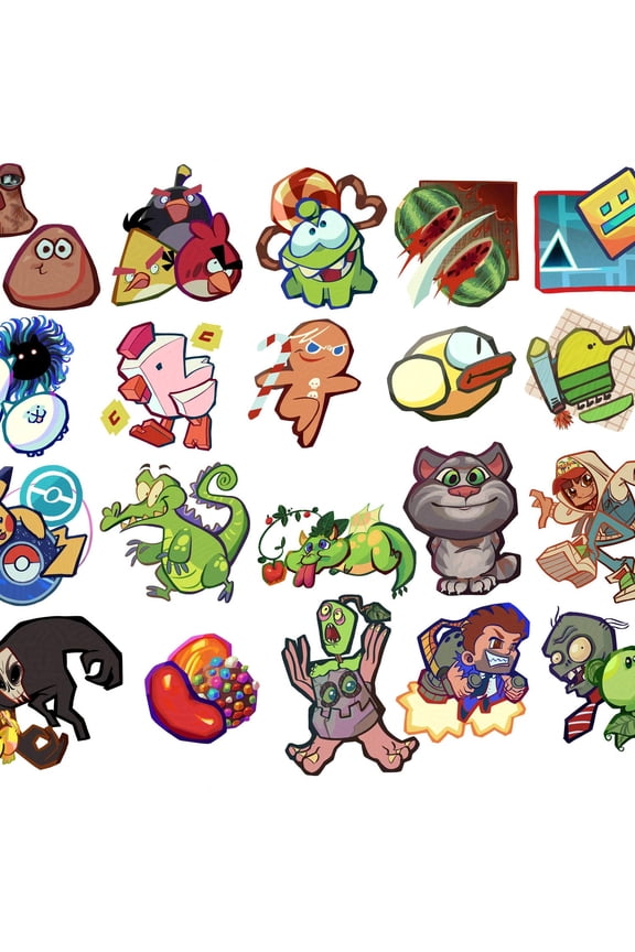 Mobile Game Phone Charms (1 keychain)