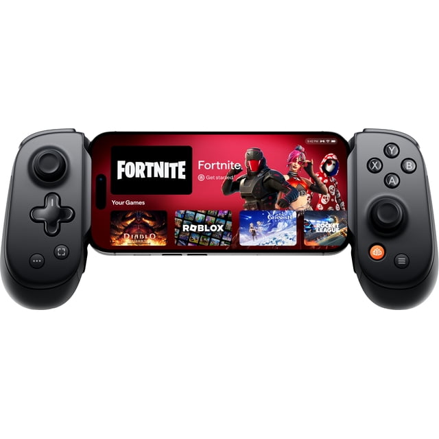 Backbone Pro USB-C Wireless Mobile Gaming Controller for iPhone and Android, Black