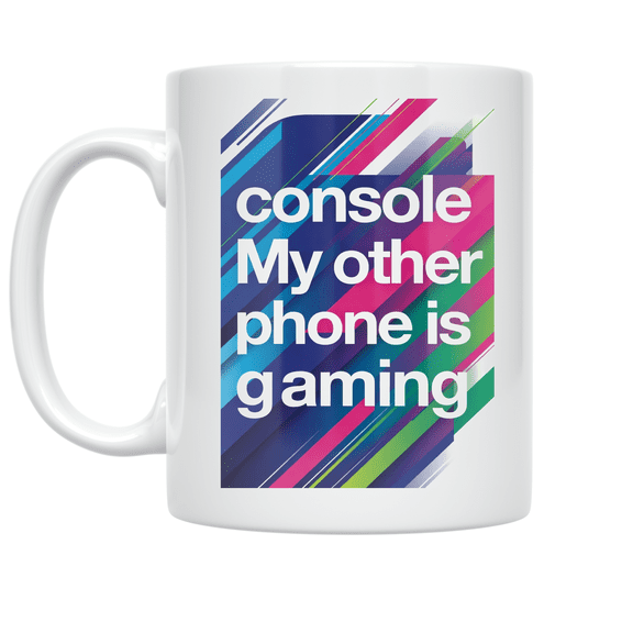 Mobile Gaming Console Design - Gamer Enthusiast - 11 oz Ceramic Coffee Mug