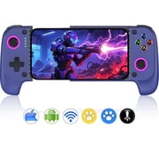 Beboncool Mobile Game Controller for iOS Android, Hall Effect Joystick, RGB Light, Turbo, Dual Vibration, 8H Battery