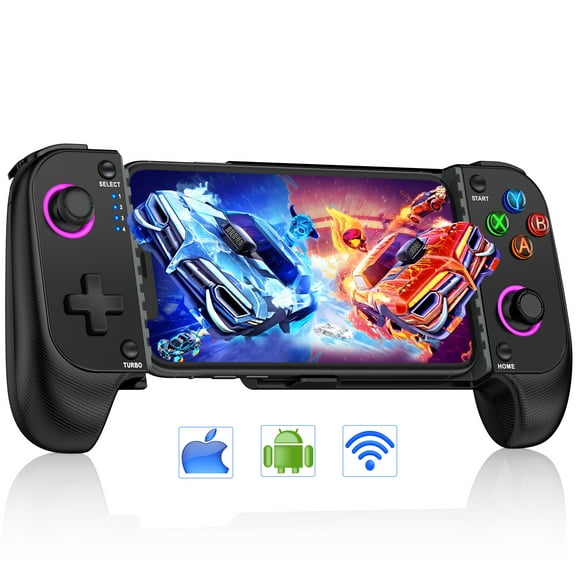 Mobile Gaming Controller for iPhone/Android, Phone Game Controller support Stream PC, Xbox, PS Games, GeForce Now , MFi Apple Arcade