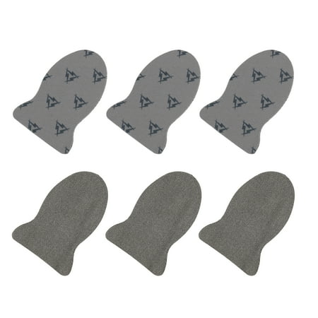 Mobile Gaming Finger Sleeves, Controller Finger Thumb Sleeve, Silver Cloth Thin Material Breathable, Pack of 6