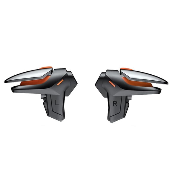 Mobile Gaming Triggers for FPS Players, 1 Pair ABS Triggers, Boxed, No App Required, Fits Most Phones - Sensitive Aim