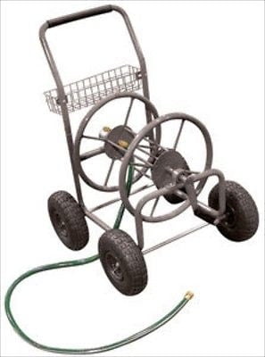 Mobile Garden Water Hose Reel Cart Waterhose Dolly
