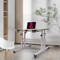 thumbnail image 1 of Mobile Home Desk Height Angle Adjustable Working Drawing Desk Tilting Tabletop, 1 of 11
