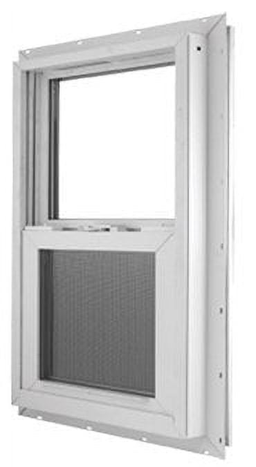 Mobile Home Insulated Vinyl Thermopane Lower Tilt Sash Screen Window, 14" x 21"