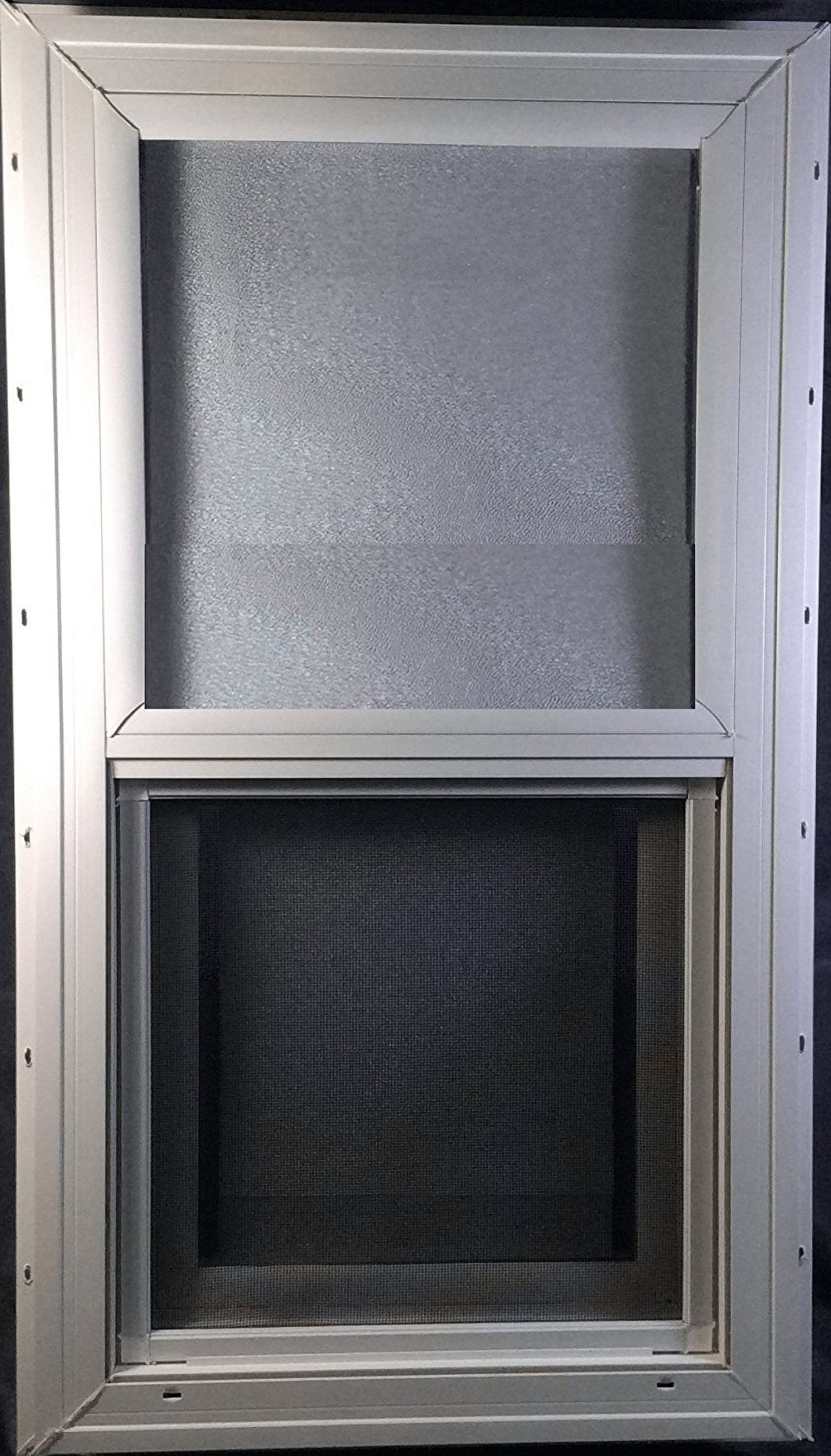 Mobile Home Insulated Vinyl Thermopane Lower Tilt Sash Screen Window 14" x 27"