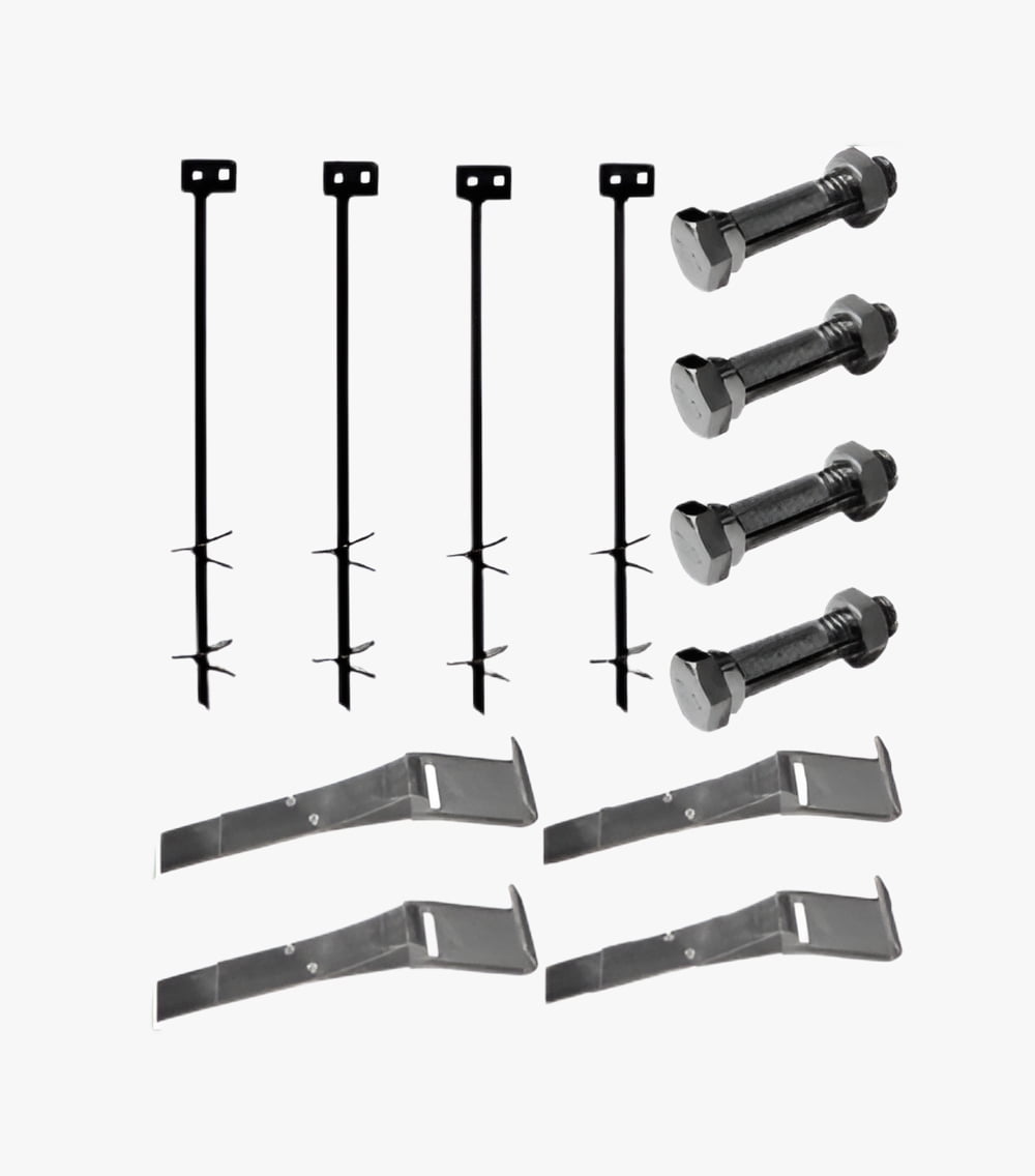 Stainless Steel Mobile Home Anchor and Strap Set