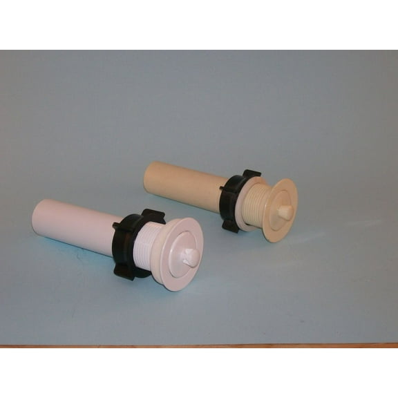 Mobile Home RV Marine Parts Bathroom Lav Sink Drain Bone Color Plastic