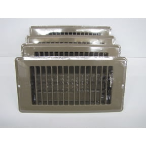 Mobile Home RV Parts. Floor Register 4" x 8" Lot of 4. Brown Metal Floor Vent. 4"x8" is the hole in the floor size.