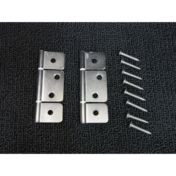 Mobile Home RV Parts Interior Door Hinges 6 pack non-mortise Satin Nickel