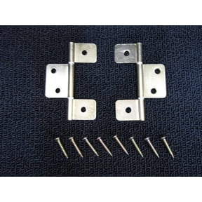 Mobile Home RV Parts Interior Door Hinges Package of 6 Non-mortise Brass Finish