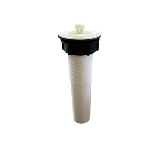 Mobile Home/RV White Lavatory Sink 1-1/4 CO Plug & Drain