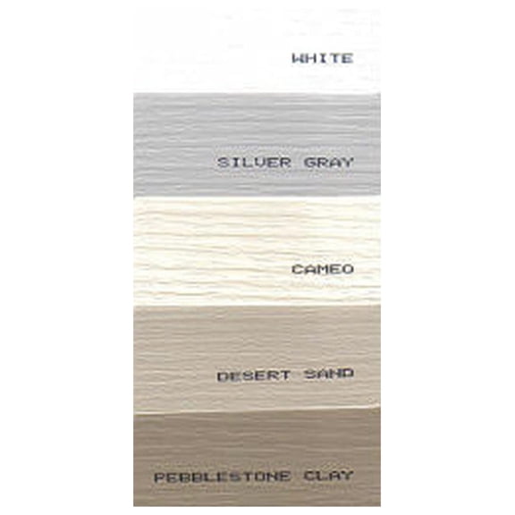 Mobile Home Skirting Vinyl Underpinning Panel Grey 16" W x 28" L (Pack of 8)