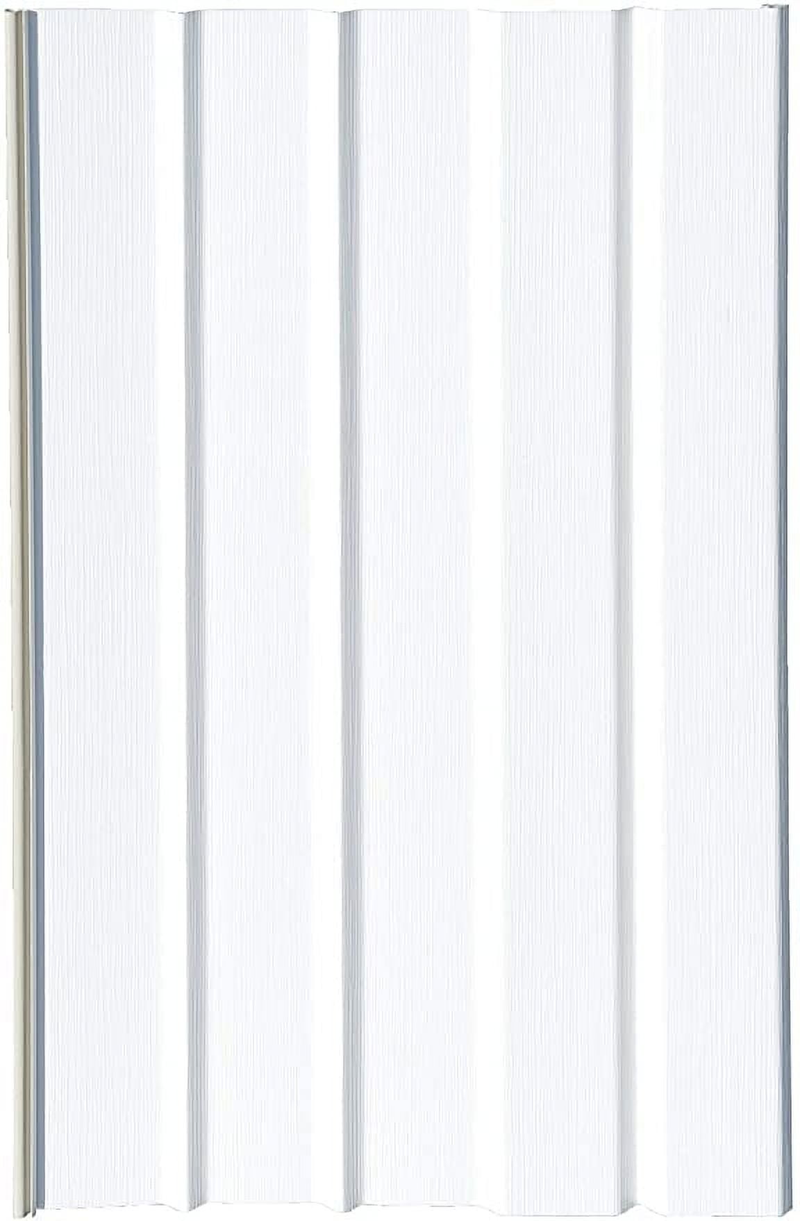 Mobile Home Skirting Vinyl Underpinning Panel White 16" W x 28" L (Pack of 8)