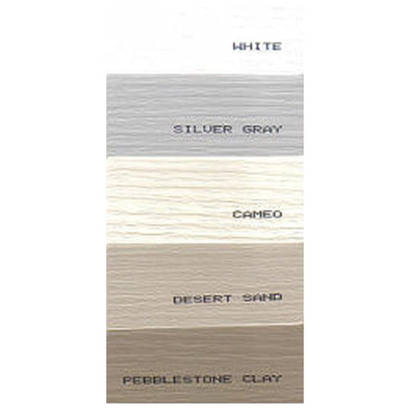 Mobile Home Skirting Vinyl Underpinning Panel White 16" W x 28" L (Pack of 8)