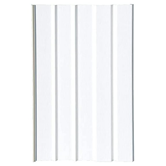 Mobile Home Skirting Vinyl Underpinning Panel White 16" W x 28" L (Pack of 8)