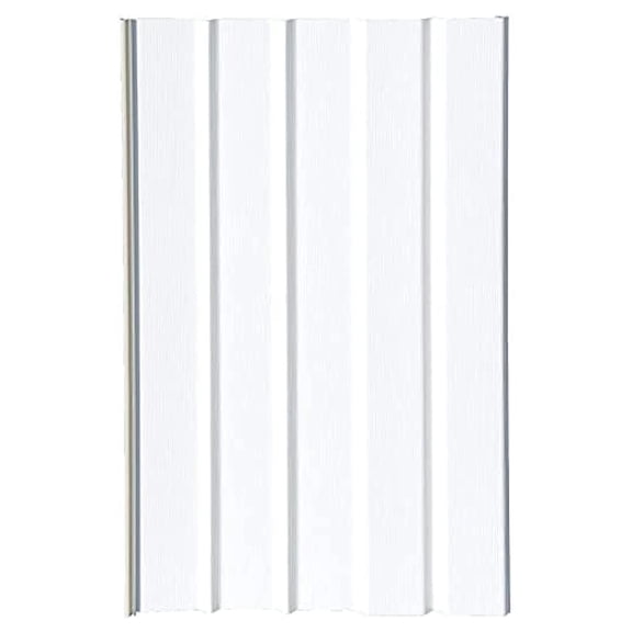 Mobile Home Skirting Vinyl Underpinning Panel White 16" W x 28" L (Pack of 8)