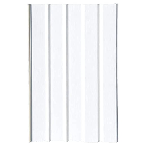 Mobile Home Vinyl Skirting Box of 8 White Solid Panels 16" Wide by 35" Tall. Premium 40 Mil Thickness