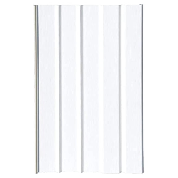Mobile Home Vinyl Skirting Box of 8 White Solid Panels 16" Wide by 35" Tall. Premium 40 Mil Thickness