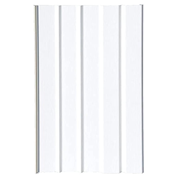 Mobile Home Vinyl Skirting Box of 8 White Solid Panels 16" Wide by 35" Tall. Premium 40 Mil Thickness