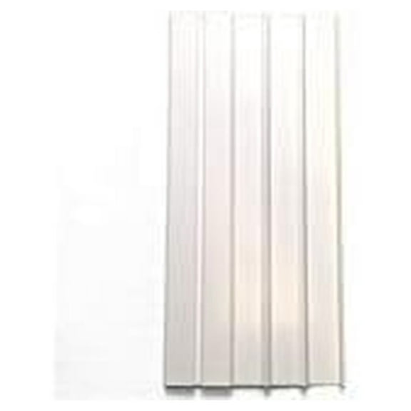 Mobile Home Vinyl Skirting Box of 8 White Solid Panels 16" Wide by 35" Tall. Premium 40 Mil Thickness