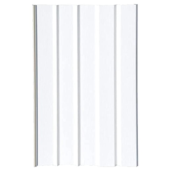 Mobile Home Vinyl Skirting Box of 8 White Solid Panels 16" Wide by 35" Tall. Premium 40 Mil Thickness