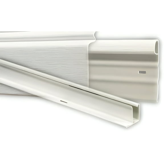 Mobile Home Vinyl Skirting White Upper & Lower Track Underpinning Trim Kit 10 Pack (58 Feet)